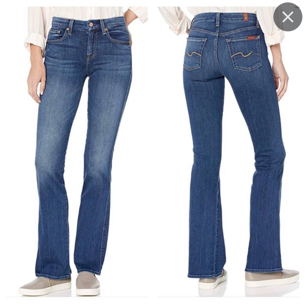 7 For all mankind bootcut jeans size 27